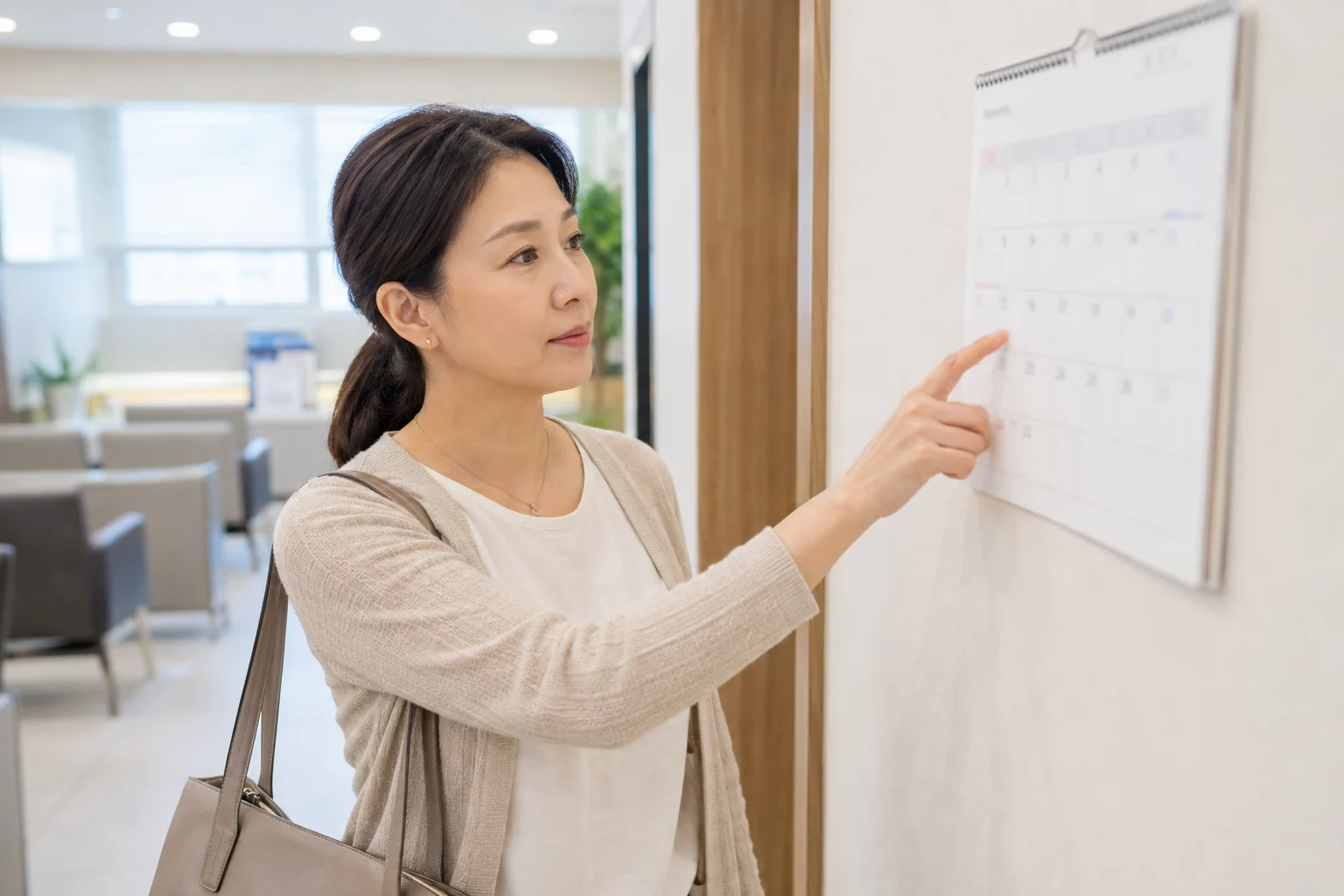 고령 환자의 임플란트 상담 장면